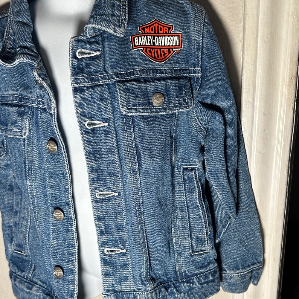 Harley-Davidson Kids Classic Blue Jean Jacket - Picture 2 of 6